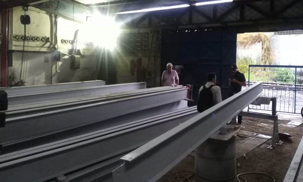 Fabricación de vigas COLOPLAST, La Lima de Cartago